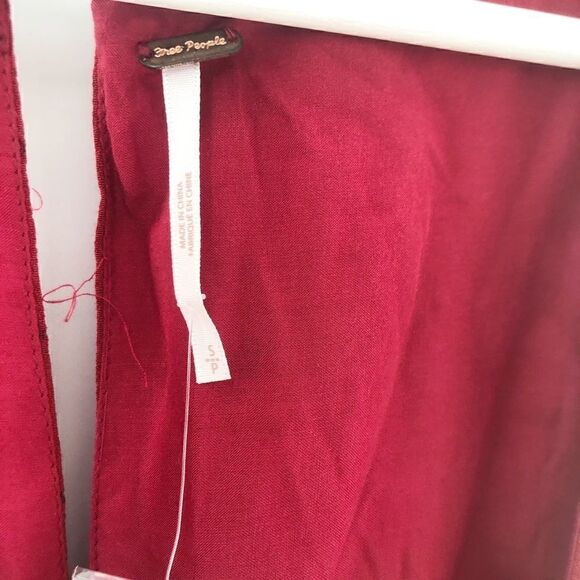 NWT Free People drop waist ruby cosmo puff sleeve dress - Picture 10 of 13